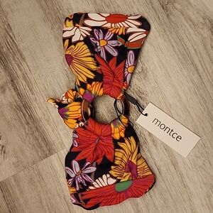 Montce bandeau bikini top XXS